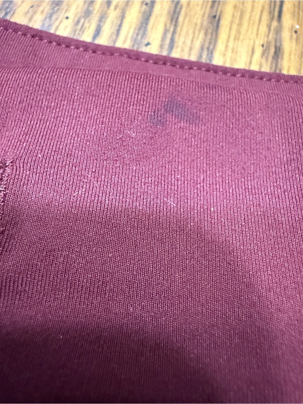 FIGS High Waisted Livingston Scrub Pants XS Petite Burgundy - Picture 4 of 6